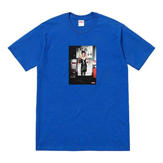 Supreme SS18 Nan Goldin Nan as a dominatrix Royal Tee SUP-SS18-0133