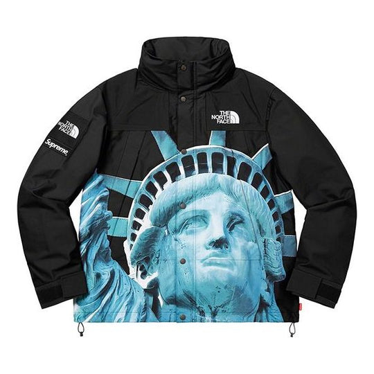 Supreme FW19 Week 10 x The North Face Statue of Liberty Mountain Jacket Black SUP-FW19-905