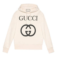 Gucci Hooded sweatshirt with Interlocking G 'off-white' 475374-X3Q25-9524