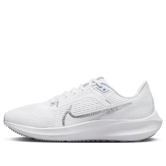 (WMNS) Nike Air Zoom Pegasus 40 'White Metallic Silver' DV3854-101