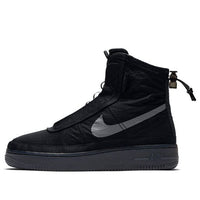(WMNS) Nike Air Force 1 High Shell 'Black' BQ6096-001