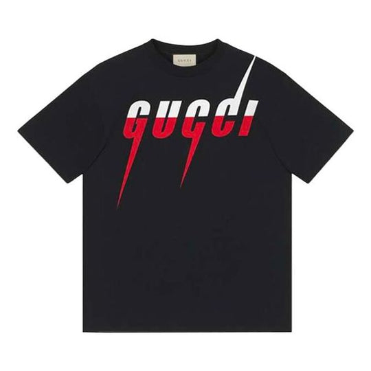 Gucci Blade Printing Short Sleeve Black 565806-XJAZY-1141