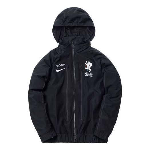 Nike x OFF-WHITE Mens Track Jacket Black AA3298-010