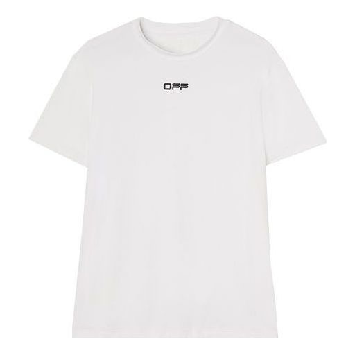 Off-White Arrow Outline S/S Sport T-Shirt 'White Black' OMVA025C99FAB0010110