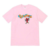 Supreme SS19 Dynamite Tee Printing Short Sleeve Unisex Pink SUP-SS19-10495