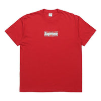 Supreme FW19 Week 17 Bandana Box Logo Tee cashew Short Sleeve Unisex Red SUP-FW19-10907