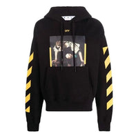 Off-White Caravaggio Print Hoodie 'Black Yellow' OMBB037C99FLE0111018