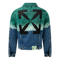 Off-White Fw20 Gradient Tie Dye Denim Jacket OMYE054E20DEN0024510