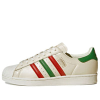 adidas Originals Superstar Shoes 'Off White Scarlet Green' FZ5435