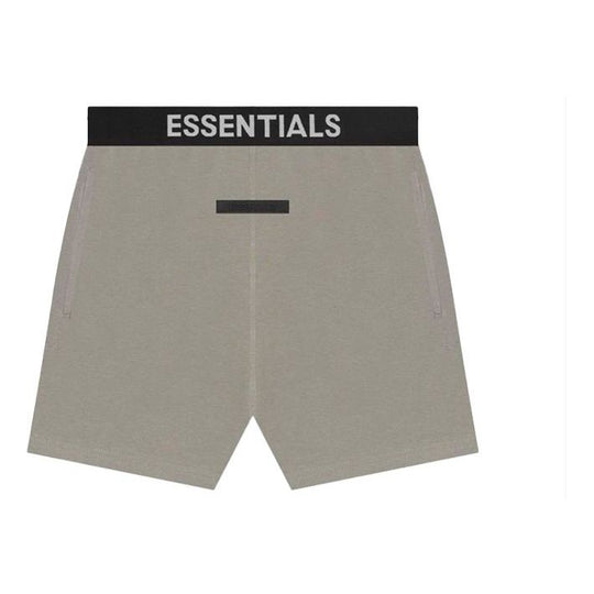 Fear of God Essentials SS21 Cotton-Blend Jersey Shorts Grey Flannel FOG-SS21-654