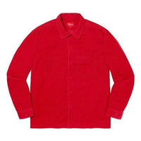 Supreme FW19 Week 15 Corduroy Shirt 'Red' SUP-FW19-10820