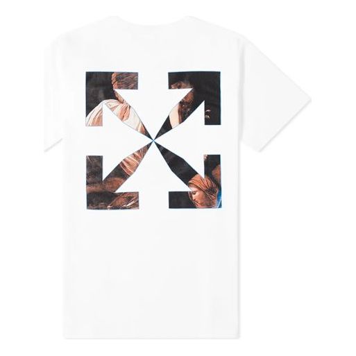 Off-White FW20 Caravaggio Angel Short Sleeve OMAA027E20JER0090110