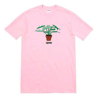 Supreme FW17 Plant Tee Light Pink Bonsai Printing Short Sleeve Unisex SUP-SS18-672