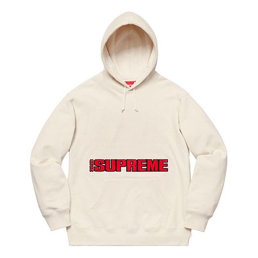 Supreme SS19 Blockbuster Hooded Sweatshirt Natural SUP-SS19-1005