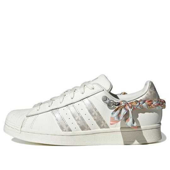 (WMNS) adidas originals Superstar 'White Tea Beige' H03726