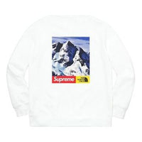 Supreme FW17 The North Face Mountain Crewneck Sweatshirt White SUP-FW17-160