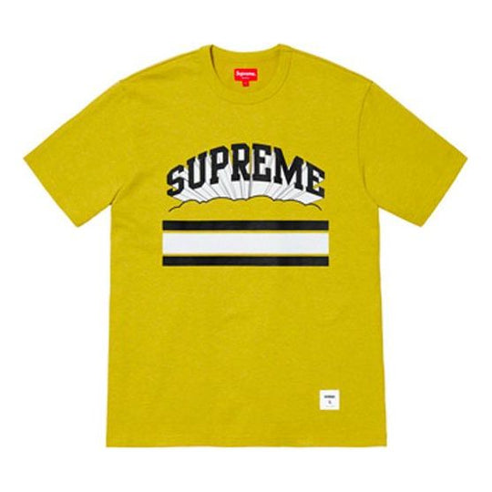 Supreme SS19 Cloud Arc Tee HealtherSulfur Logo Tee SUP-SS19-326S