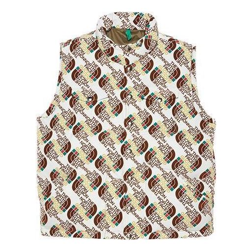 Gucci x The North Face Down Vest 'Ivory Brown' 648864-XAABY-9097