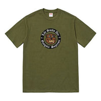 Supreme FW18 Life Sucks Die Dark Green Tee SUP-SS18-724