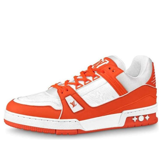 LOUIS VUITTON Trainer Sneakers 'White Orange' 1A811N