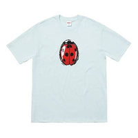 Supreme SS18 Ladybug Tee Pale Blue Printing Short Sleeve Unisex SS18-0177