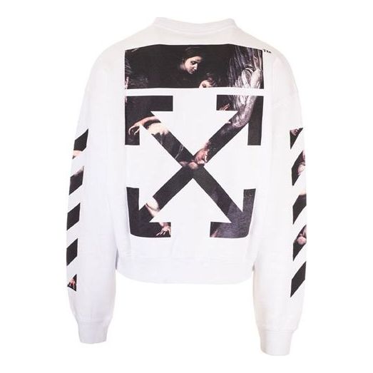 Off-White Caravaggio Arrows Round Neck Sweater OMBA035S20E300040188