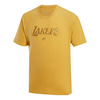 Nike LA Lakers T-Shirt 'Yellow' FJ0572-725