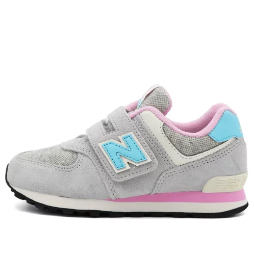 (PS) New Balance 574 Hook & Loop 'Brighton Grey Summer Aqua' PV574NB1