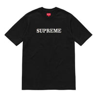 Supreme FW18 Floral Logo Tee Black Logo Tee SUP-FW18-313