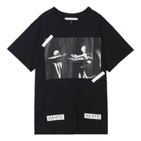 Off-White Caravaggio T-Shirt 'Black White' AU1001-03-05