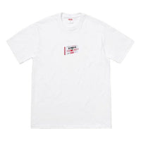 Supreme FW18 Ludens Tee White Cherry Candy Box Printing Short Sleeve Unisex SUP-FW18-1184