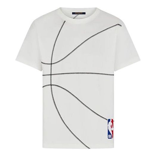 LOUIS VUITTON x NBA Basketball Tee M White 1A8H6R