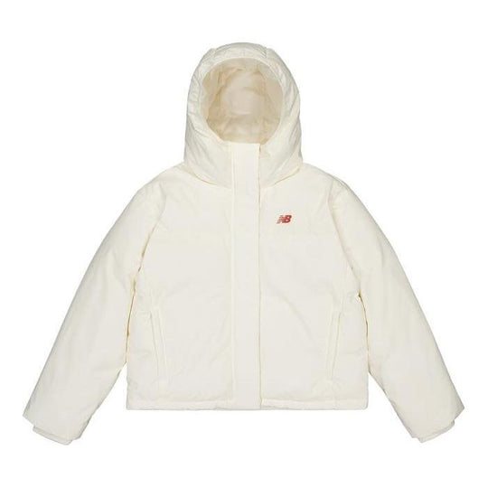 New Balance Puffer Down Jacket 'White' NPD43212