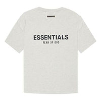 Fear of God Essentials SS21 Short Sleeve Tee Light Heather Oatmeal FOG-SS21-597