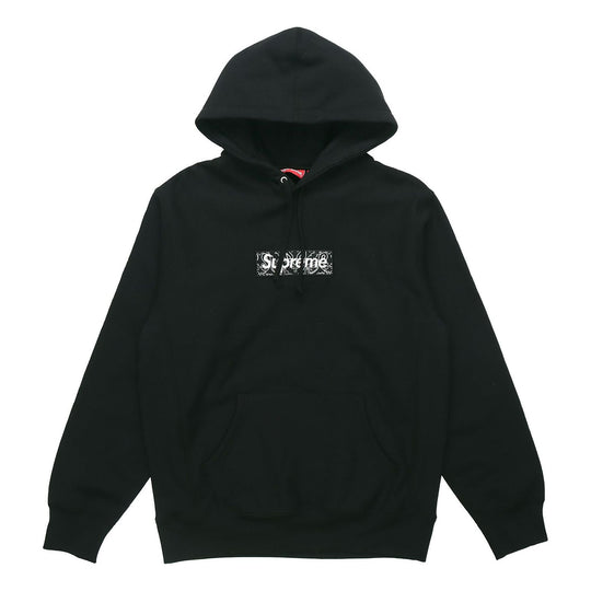 Men's Supreme FW19 Week 16 Bandana Box Logo cashew Fleece Lined Unisex Black 520 SUP-FW19-10825