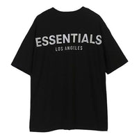 Fear of God Essentials LA Short Sleeve T-Shirt 'Black White' FOG-SS20-004