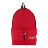 Off-White 20 Slogan Alphabet Printing Zipper backpack schoolbag Red OMNB003S205210372010