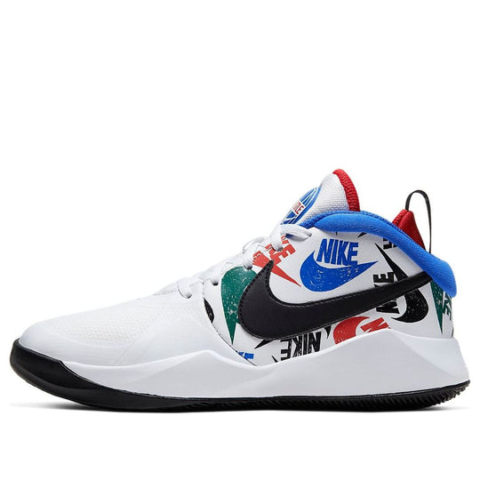 (GS) Nike Team Hustle D 9 'Black White Blue' CW5815-100