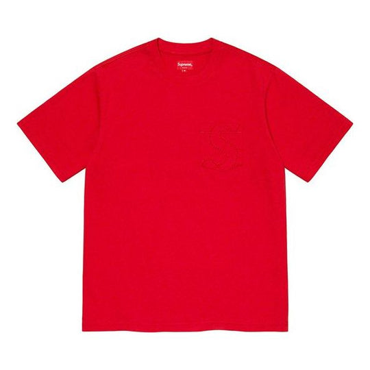 Supreme SS21 Week 16 Laser Cut S Logo Pocket Tee SUP-SS21-792