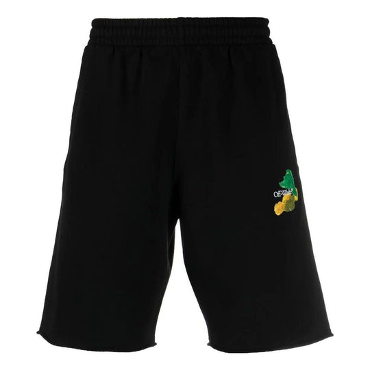 Off-White Brush Arrow Bermuda Shorts 'Black' OMCI006S23FLE0021084