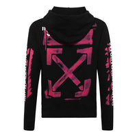 Off-White Stencil Arrow Hooded Sweatshirt 'Black' OMBB034R190030151028