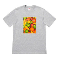 Supreme SS19 Fruit Tee Heather Grey Printing Short Sleeve Unisex Gray SUP-SS19-044