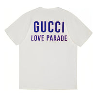 Gucci SS22 Love Parade Logo Tee 'White Purple' 548334-XJEQF-9750