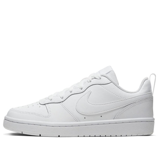(GS) Nike Court Borough Low 2 'Triple White' BQ5448-100