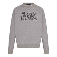 LOUIS VUITTON x Nigo Crossover Squared Casual Pullover Unisex Gray 1A7X6Z