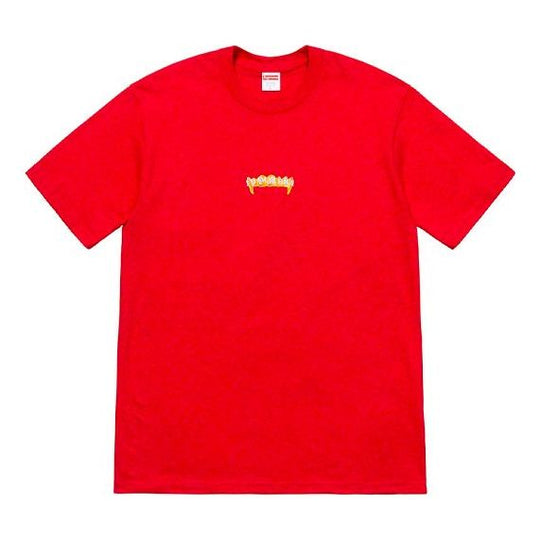 Supreme SS19 Fronts Tee Red Short Sleeve Unisex SUP-SS19-273