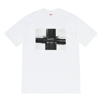 Supreme FW19 Week 17 Bridge Tee Graffiti Printing Short Sleeve Unisex White SUP-FW19-10919