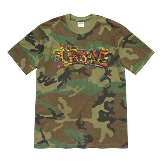 Supreme SS20 Week 1 Paint Logo Tee Logo Tee SUP-SS20-276