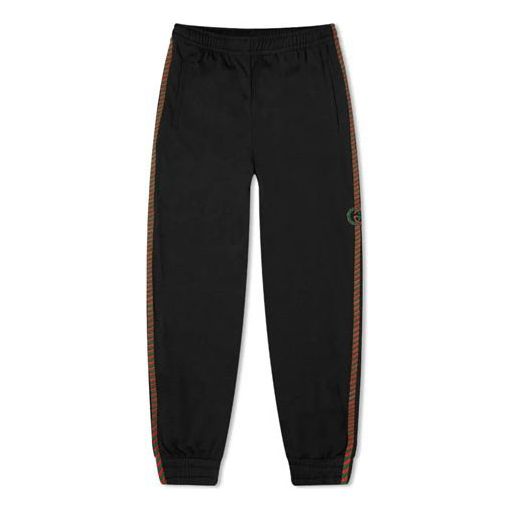 Gucci Airtex Rope Taped GG Logo Track Pant 'Black/Multicolor' 599356-XJB1N-1082