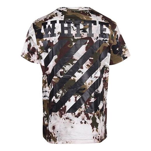 Off-White Camouflage Short Sleeve Multicolor OMAA004S160890049910